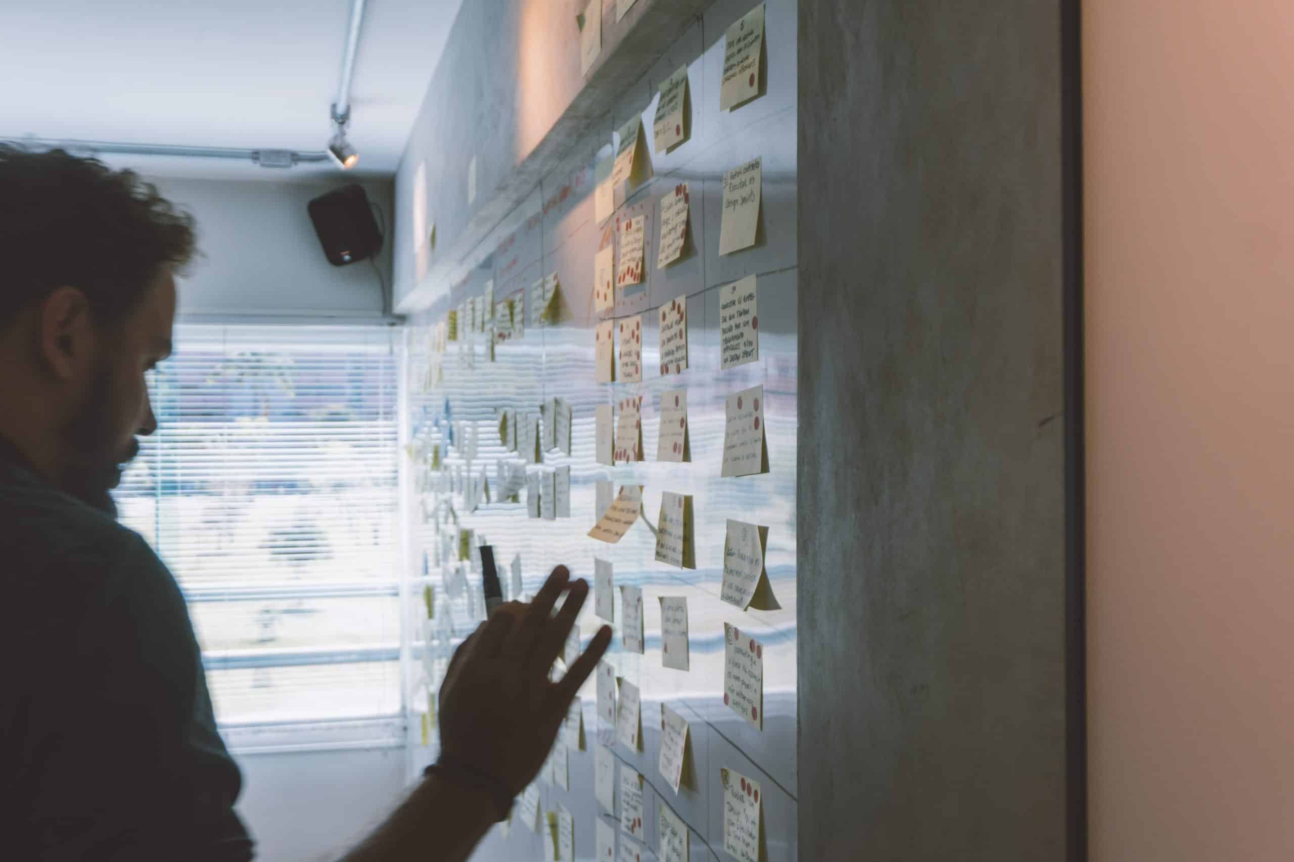 Design Sprint an einem Sprint Board